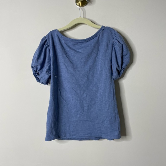 Arizona Blue Puff Sleeve Shirt Medium - Picture 3 of 3